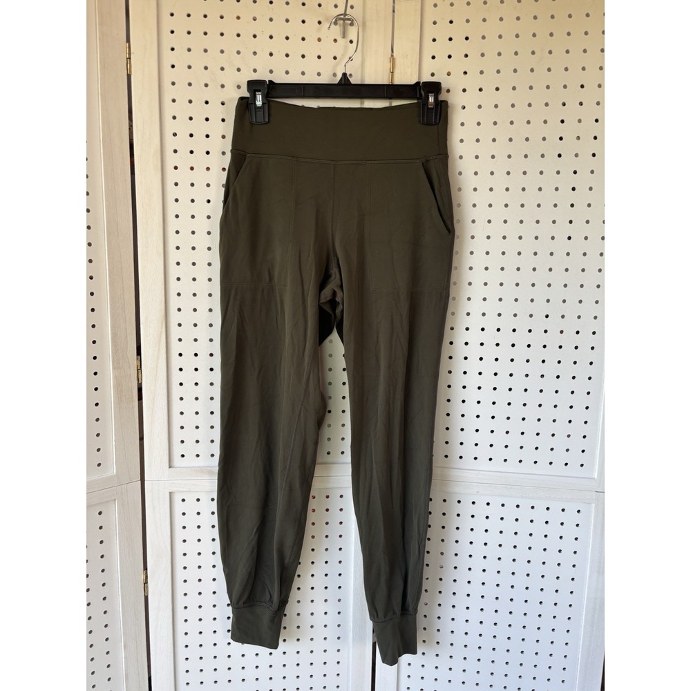 Lululemon Women's 6 Green Athletic Joggers Pants Pull On W5BM2SH